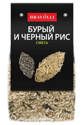 Смесь бурый и черный рис, 350г, Ярмарка Браволли ярм141