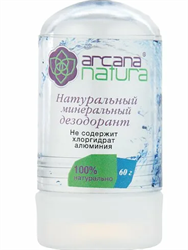 Дезодорант минеральный, 60г, Arcana Natura арн1