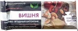 Батончик Вишня, 50г, Семейный самовар семс09