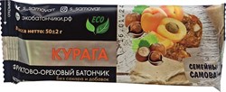 Батончик Курага, 50г, Семейный самовар семс14