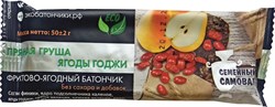Батончик Пряная груша-годжи, 50г, Семейный самовар семс10