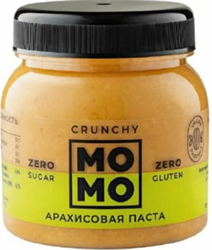 Арахисовая паста Crunchy  250гр. МоМо момо4-1