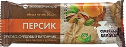 Батончик Персик, 50г, Семейный самовар семс16