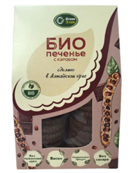 Биопеченье с кэробом, 150г, Грин злак гринзл8