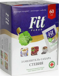 Заменитель сахара №8, 60 саше, ФитПарад фп11