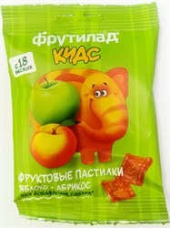 Фруктовые пастилки Кидс Яблоко-абрикос, 30г, Фрутилад фру36