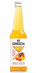 Комбуча Манго-перец, 0,33л, My komboocha komb3