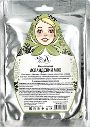 Маска для лица тканевая Исландский мох, 25г, Микролиз мик34