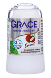 Дезодорант кристаллический Кокос, 70г, Grace грс1