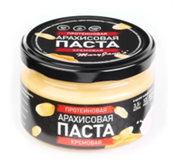 Арахисовая паста протеиновая кремовая, 200г, MJ Kitchen мд25