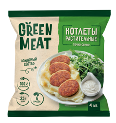 Котлет растительные Green Meat , 280г, Эфко эфко54