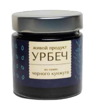 Урбеч Кунжут черный, 200г, Живой продукт жпр013