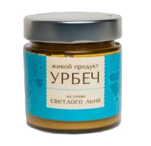 Урбеч Лен светлый, 200г, Живой продукт жпр014