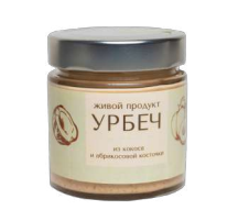 Урбеч Абрикосовая косточка, кокос, 200г, Живой продукт жпр04