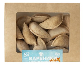 Вареники с капустой и соевым мясом, 400г, Бо бо26 - фото 19130
