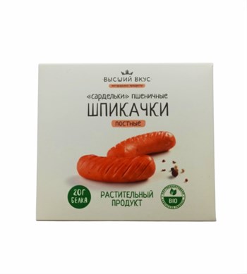 Сардельки Шпикачки постные, 300г, Краснодар ввк31 - фото 20506
