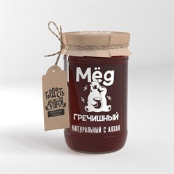 Мед Гречишный, 450г, Гордость Алтая мед08