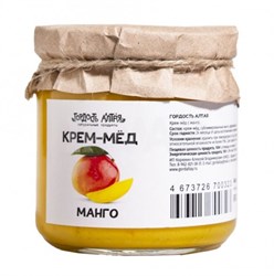 Крем-мед с манго, 200г, Гордость Алтая мед019