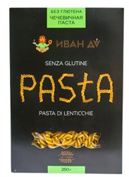 Макароны чечевичные безглютеновые, 250г, Иван да ид0102