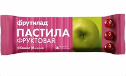 Пастила фруктовая Яблоко-вишня, 30г, Фруктовая энергия фру24