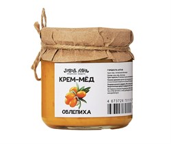 Крем-мед с облепихой, 200г, Гордость Алтая мед04